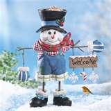 Solar Snowman Bird Feeder photos Solar Snowman Bird Feeder photos