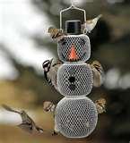 Solar Snowman Bird Feeder pictures