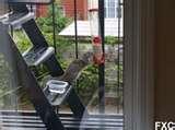 pictures of Fire Escape Bird Feeder