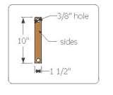 Bird Feeder Measurements pictures