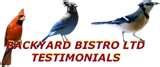 Backyard Bistro Bird Feeder